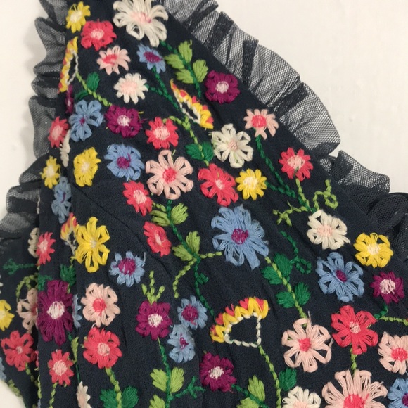 ASOS Embellished Midi Dress with Tulle Skirt - Picture 5 of 7